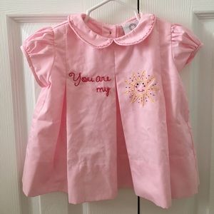 The Proper Peony You are my Sunshine dress 9M
